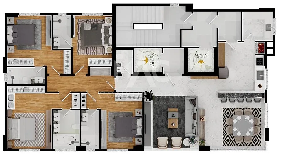 Apartamento no Edifício Brescia Residence