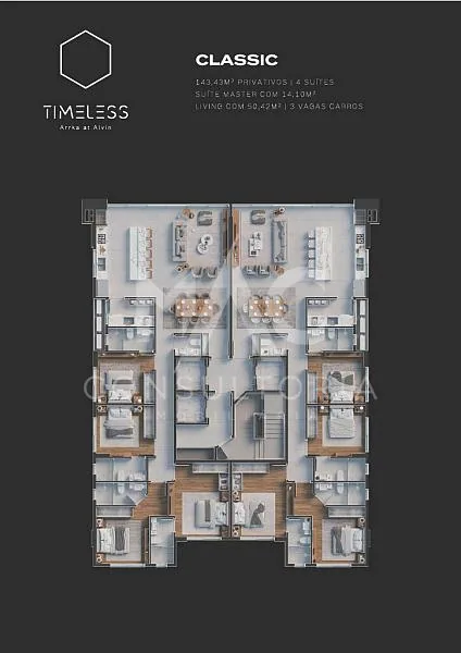 Apartamento no Edifício Timeless